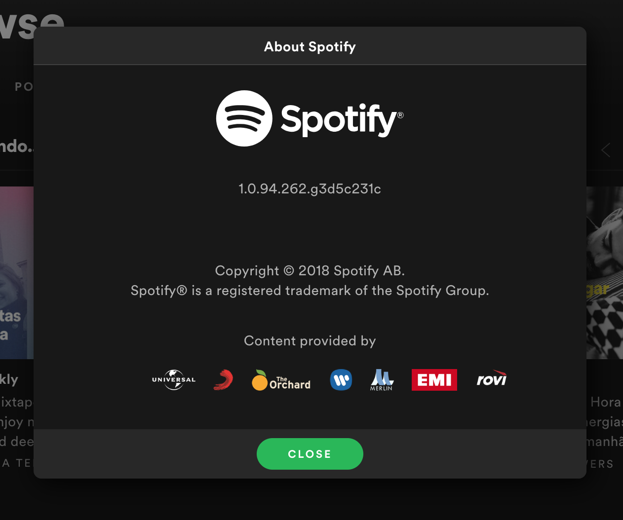 Spotify download not showing in library